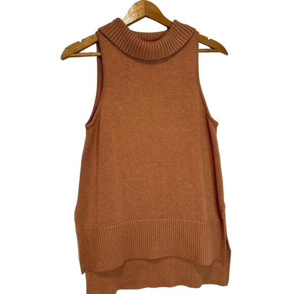 L'Academie Sleeveless Turtleneck Pullover Sweater Size Small Jez - Picture 2 of 9